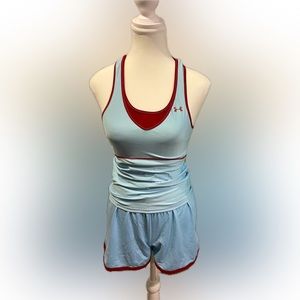 Under Armour Women's Running Shorts with matching top size S